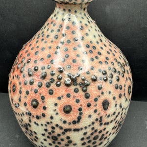 Handmade Pottery Vase with Textured Design image 5