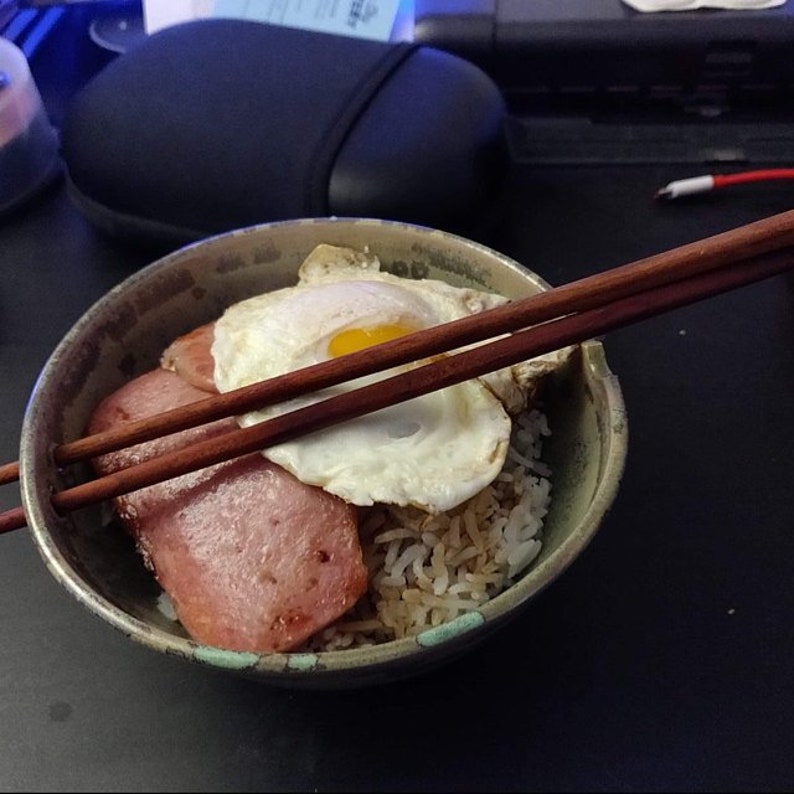 Ramen Bowl, Japan Noodle Bowl, Thailand Chopstick Rice Bowl, Pho bowl image 4