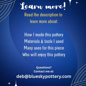 Handmade Pottery Vase with Textured Design image 8