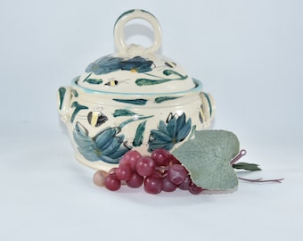 Lidded Canister - Bread Baker - Stash Jar. Pottery Handmade Storage Jar. Ceramics and Pottery Anniversary Gift
