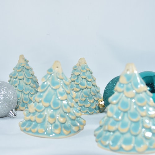 Pine Tree Salt and Pepper Set buy in Robin's Egg Blue