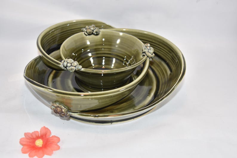 Studio Crafted Nibbles Platter: 4-Section Serving Bowl image 14