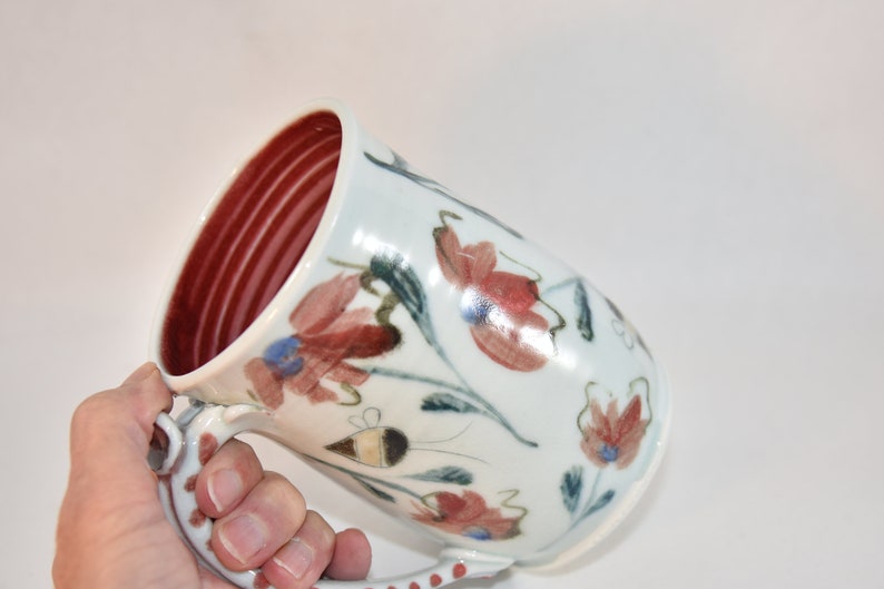 Extra Large 20 Ounce Ceramic Mug. Beer Mug Handmade Pottery, Tea Cup