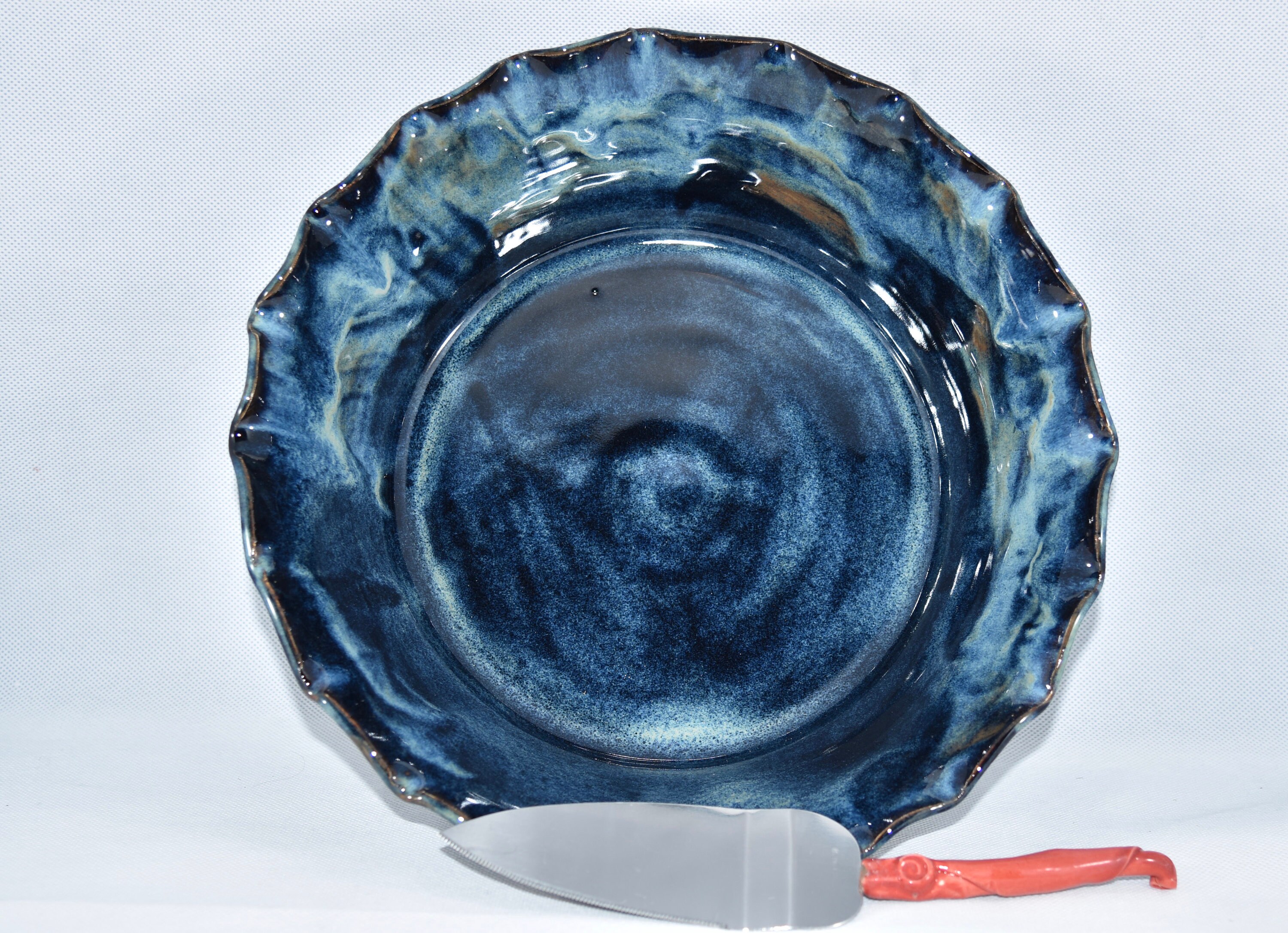 Extra Large Deep Dish Pie Baking Pan Pie Dish 12 wide Etsy