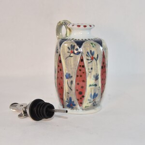 Olive Oil Decanter Ceramic Cruet Oil Dispenser with Pour Spout image 4