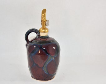 Vinegar and Olive oil Bottle. Pouring cruet, ewer, or decanter for salad dressings.