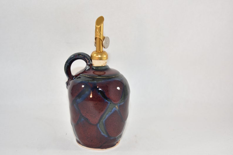 Vinegar and Olive oil Bottle. Pouring cruet, ewer, or decanter for salad dressings. image 1