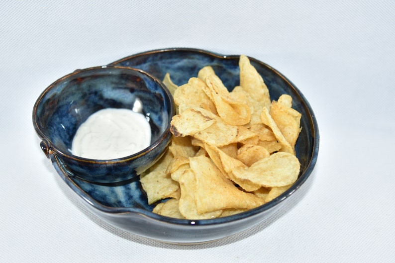Chip Bowls Chip and Salsa Bowl Chip and Dip Bowl Nuts Etsy