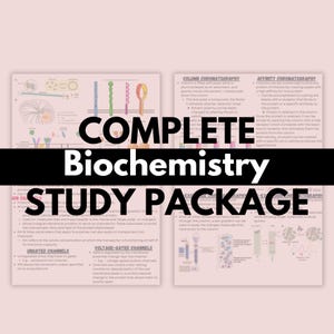 Ponad 85 stron notatek z biochemii | Pełna recenzja | Notatki z wykładów dla pielęgniarek | Kompletny pakiet | Szkoła pielęgniarska | Pielęgniarka | Lekarz | Premed