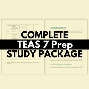 TEAS 7 Prep Bundle | 19 pages | TEAS Notes | Study Notes