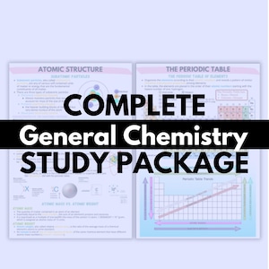 Ponad 30 stron notatek z chemii ogólnej | Pełna recenzja | Notatki z wykładów dla pielęgniarek | Kompletny pakiet | Szkoła pielęgniarska | Pielęgniarka | Lekarz | Premed