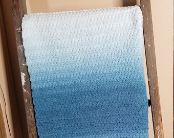 Chunky Crochet Lapghan Pattern, PDF Download, Blended Blanket