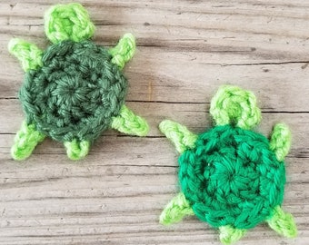 Turtle Applique Crochet Pattern, PDF Download, DIY Pattern