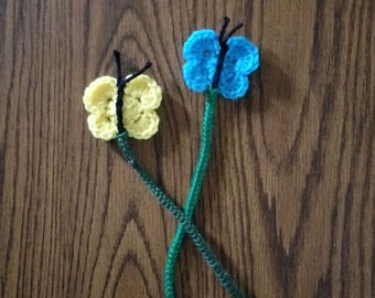 Butterfly Bookmark Crochet Pattern, PDF Download, DIY Pattern