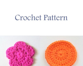 Face Scrubbies Crochet Pattern, PDF Crochet Pattern, Make-up Remover