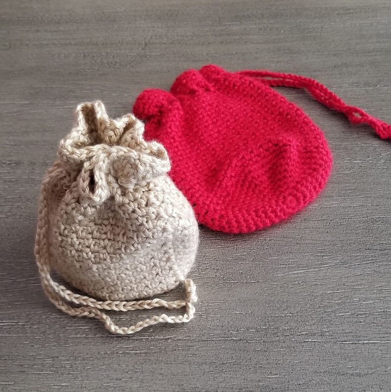 Crochet Bag Pattern Drawstring Bag Pattern Small Bag Etsy