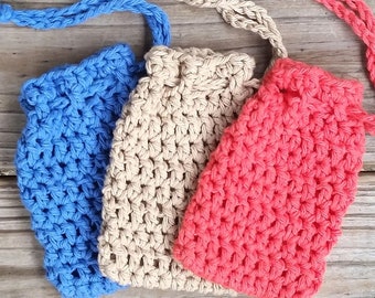 Soap Saver Crochet Pattern, PDF Download, Crochet Soap Sack Pattern