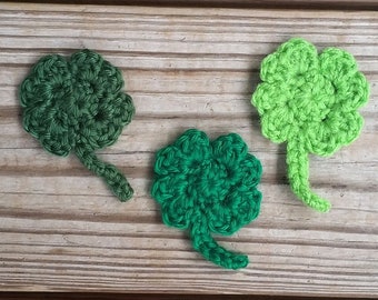 Four-Leaf Clover Crochet Pattern, PDF Download