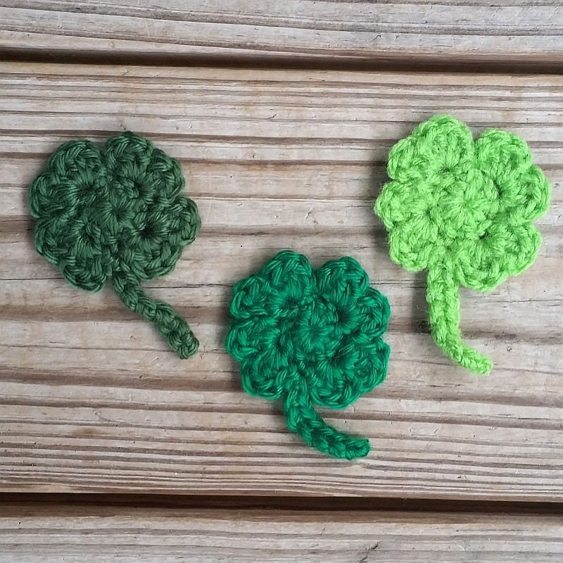 Four-Leaf Clover Embellishment Pattern