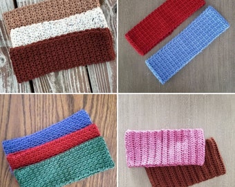 Earwarmer Crochet Pattern Bundle, PDF Download, Winter Accessories