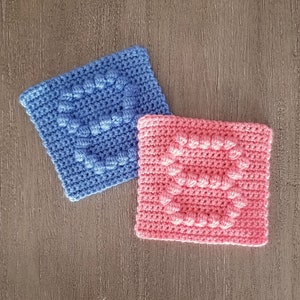 Number 8 Afghan Square Crochet Pattern, PDF Download, Blanket Square Crochet Pattern