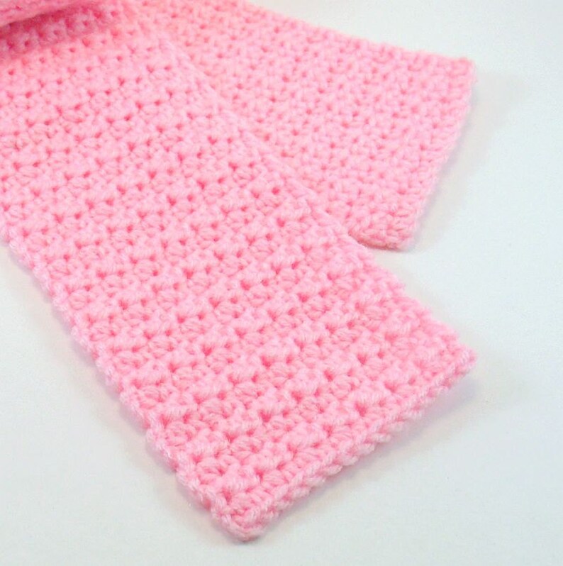 Textured Scarf Crochet Pattern, PDF Download, Winter Accessories image 3