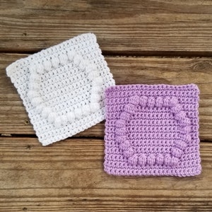 Letter O Afghan Square Crochet Pattern, PDF Download, Blanket Square Crochet Pattern
