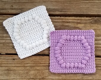 Letter O Afghan Square Crochet Pattern, PDF Download, Blanket Square Crochet Pattern