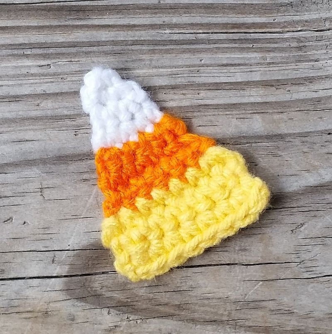 Crochet Pattern Candy Corn Applique, PDF Download, Halloween ...