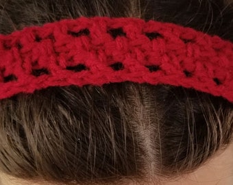 Mesh Headband Crochet Pattern, PDF Download, Hair Accessories