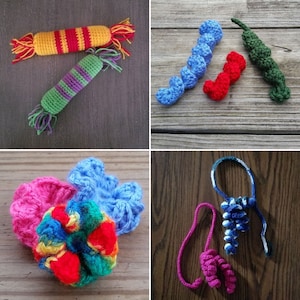 Cat Toy Crochet Patterns Bundle, Pet Toy Crochet Pattern, PDF Download