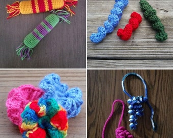 Cat Toy Crochet Patterns Bundle, Pet Toy Crochet Pattern, PDF Download