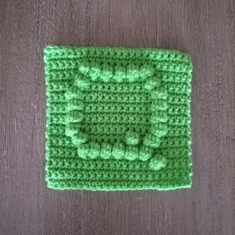 Letter Q Afghan Square Crochet Pattern, PDF Download, Blanket Square Crochet Pattern image 3