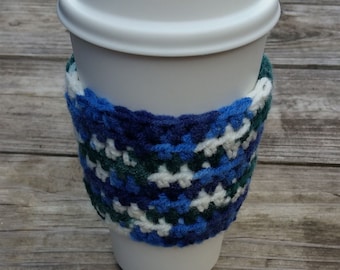 Coffee Cup Cozy Crochet Pattern, PDF Download, Cup Sleeve Pattern