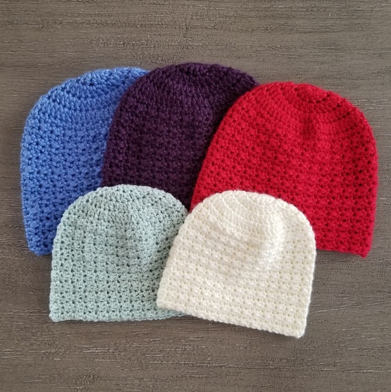Textured Hat Crochet Pattern Beanie Crochet Pattern PDF | Etsy