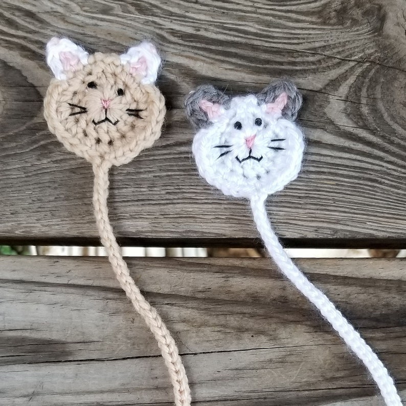 Cat Bookmark Crochet Pattern Crochet Bookmark Pattern PDF Etsy