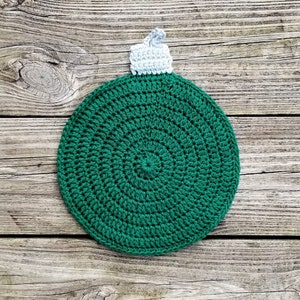 Ornament Potholder Crochet Pattern, PDF Download, Holiday Decor image 4