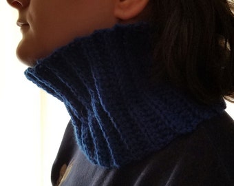 Ribbed Neckwarmer Crochet Pattern, PDF Download, Winter Assessories