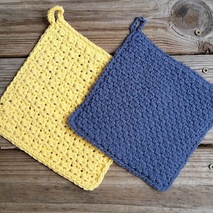 Potholder Crochet Pattern Bundle, PDF Download, Textured Potholder, Woven Potholder, Kitchen Accessories