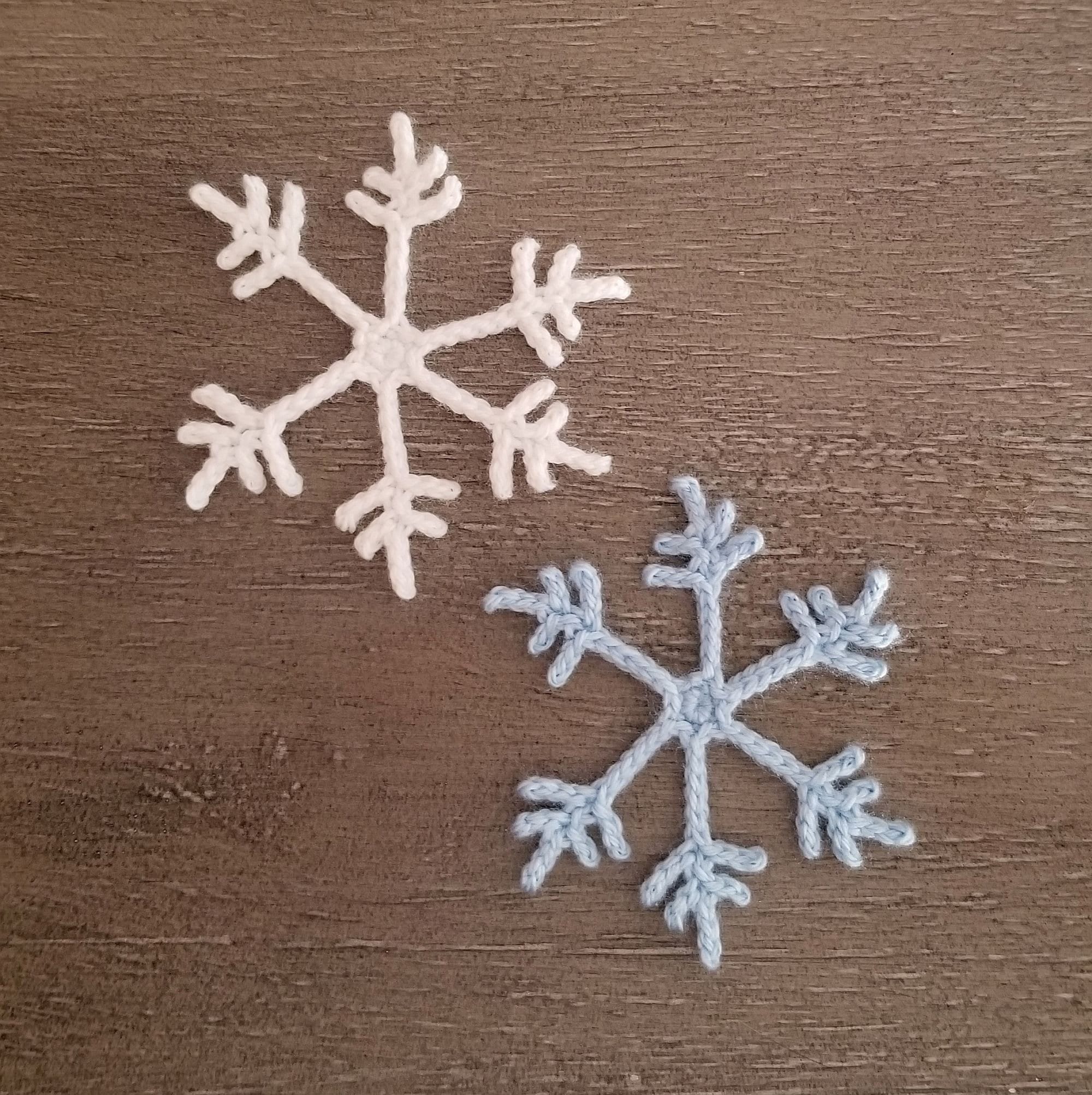 Snowflake Applique Crochet Pattern, PDF Download, Winter Decor, Home ...