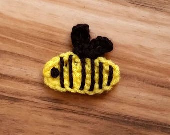 Bumblebee Applique Crochet Pattern, PDF Download, Insect Crochet Pattern