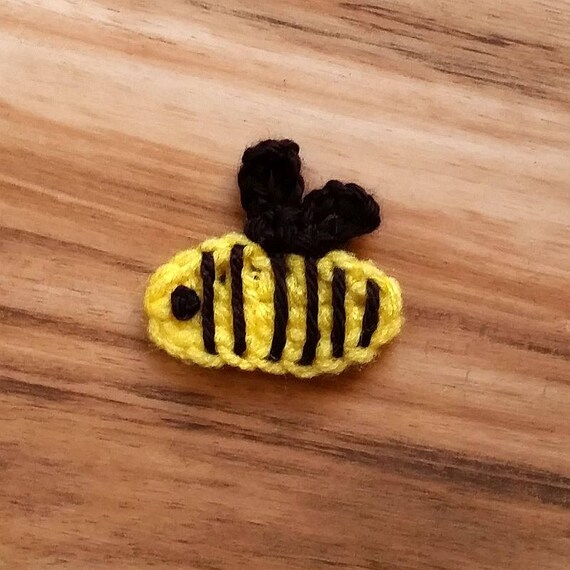 Bumblebee Applique Crochet Pattern, PDF Download, Insect Crochet Pattern