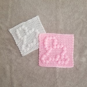 Crawling Baby Afghan Square Crochet Pattern, PDF Download, Easy Crochet Pattern, Crochet Blanket Square Pattern