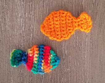 Fish Applique Crochet Pattern, PDF Download, Crochet Embellishment Pattern