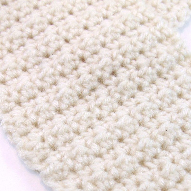 Textured Scarf Crochet Pattern, PDF Download, Winter Accessories image 2