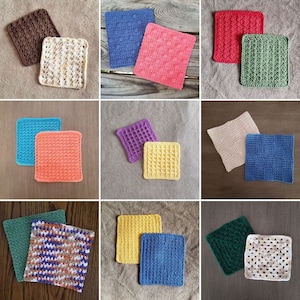 Dishcloth Crochet Pattern Bundle, PDF Download, Home Decor, Kitchen Accessories