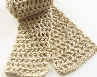 Mesh Scarf Crochet Pattern, PDF Download, Winter Accessories