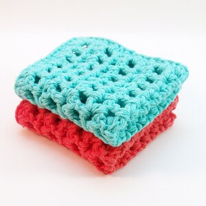 Textured and Mesh Dishcloth Crochet Pattern Bundle. PDF Download image 3