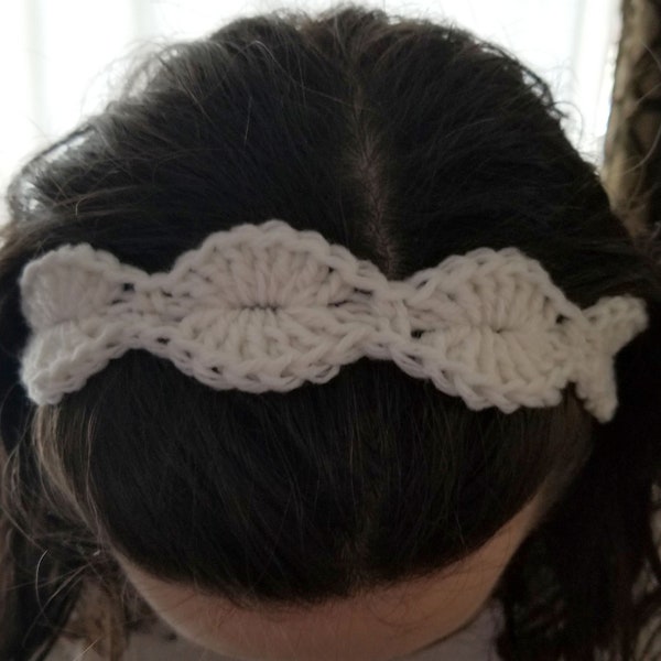 Shell Headband Crochet Pattern, PDF Download, Hair Accessories Pattern