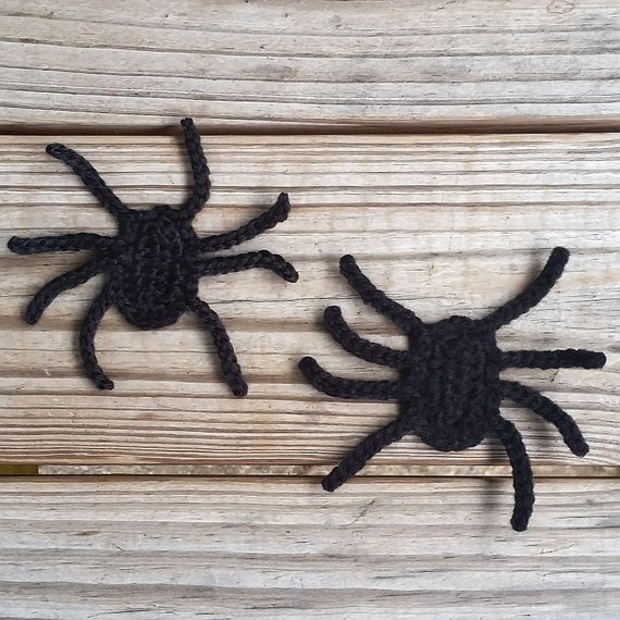 Spider Crochet Pattern Crochet Applique Pattern Halloween Etsy